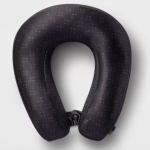 Open Story Memory Foam Black Travel Neck Pillow